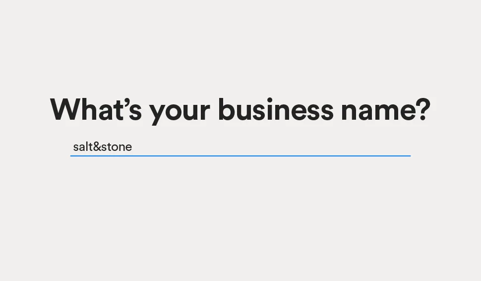 Make a logo from a business name
